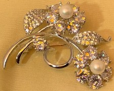 Brosche Anstecknadel Blumenstr…