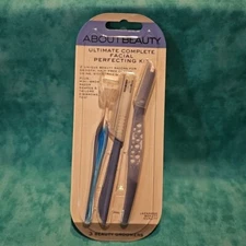New ABOUT FACE Ultimate complete facial perfecting kit 3 Beauty Groomers 1 pack
