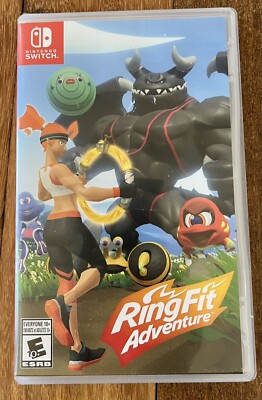 Nintendo Switch Ring Fit Adventure 2019 Fitness Exercise GAME ONLY