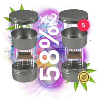 2 Stück 58% Taschen Humidor für Grow Stash Dose Growbox Ernte Zubehör Lagerung