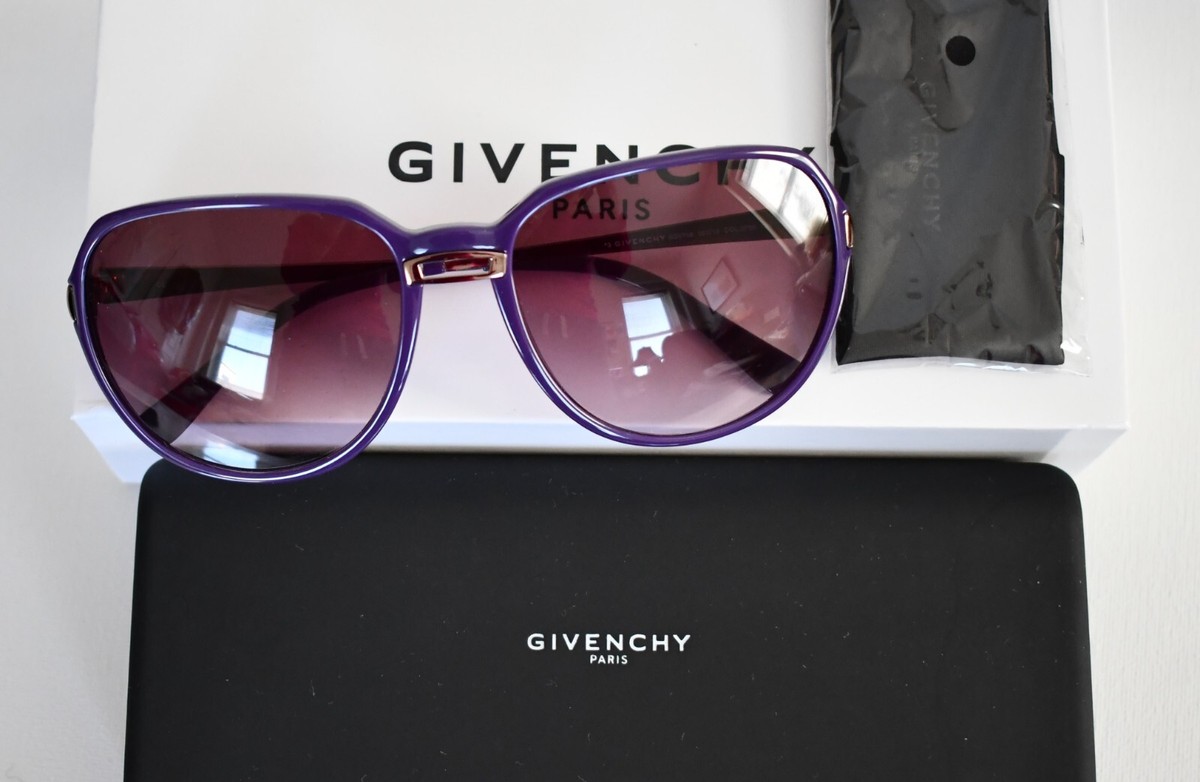 GIVENCHY SGV 758 PURPLE ROUNG GRADIENT Women's Sunglasses 59