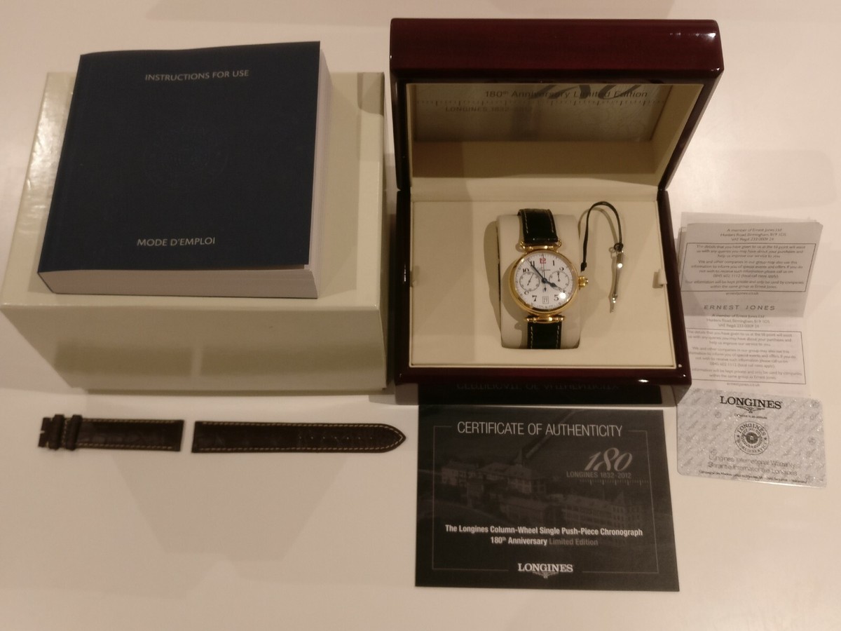 Longines Column Wheel Chronograph 180th Anniversary Limited