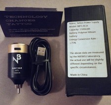 Tattoo Power Supply Battery Digital Wireless NBTA2 WP3RCA 1500mA Polymer Lithium