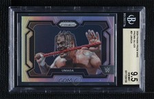 2024 Panini Prizm WWE Silver Prizm Umaga #21 BGS 9.5 GEM MINT 3hd