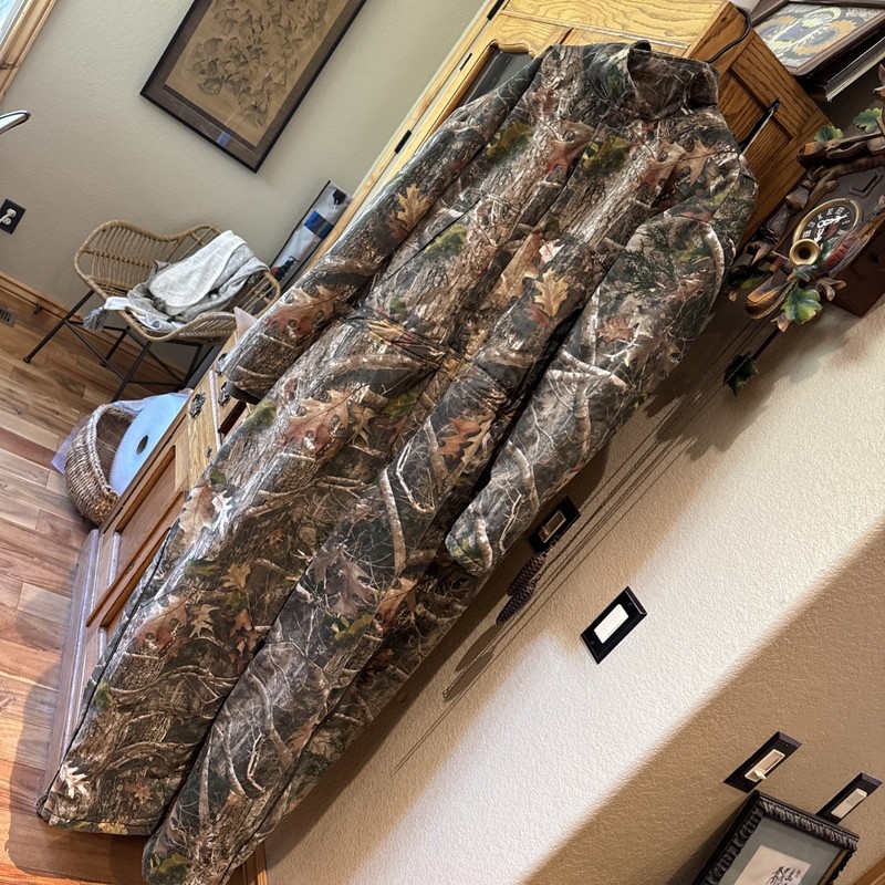 Redhead Silent-Hide Men’s 3XLT Insulated Hunting Coveralls Camo Pattern