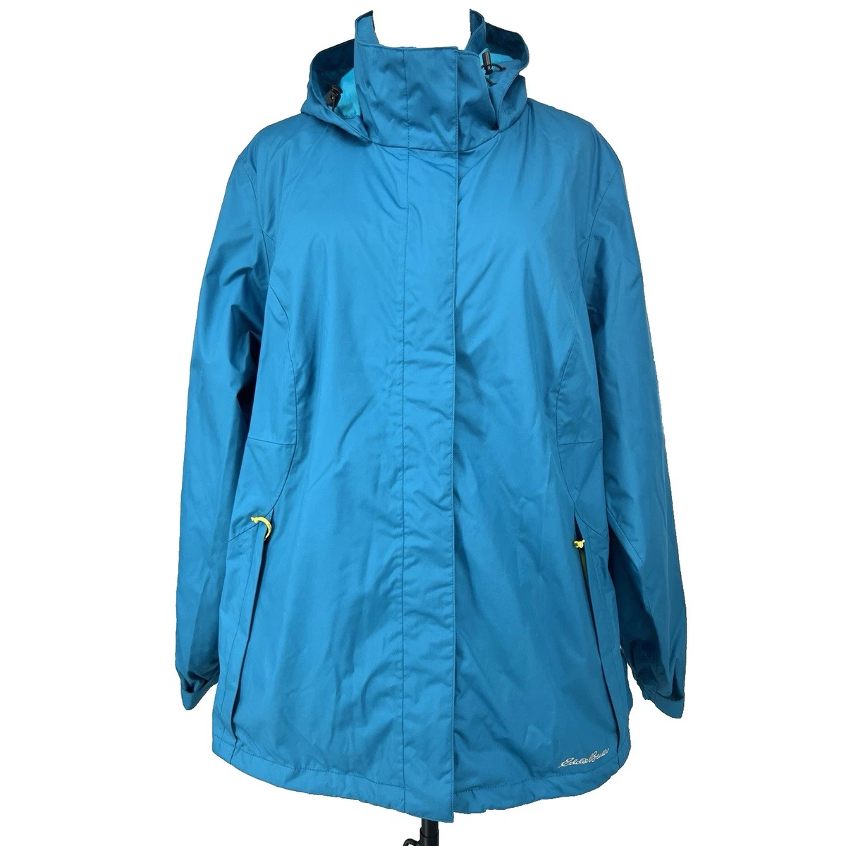 Veste Eddie Bauer Femme XL - Imperméable, Coupe-vent Avec Capuche, Parfait état