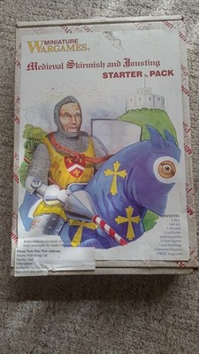 Miniatur Wargames Mittelalter Gefecht & Turnier von Front Rang 28mm - seltenes Boxset
