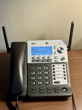 AT&T SynJ SB67138 4-Line Business Phone Base w/ Corded Handset Powers On Working
