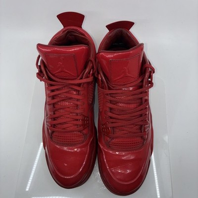 Nike Air Jordan 4 Retro 11Lab4 Red Patent Leather Men display picture 3