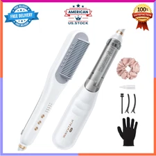 Wavytalk Pro Steam Hair Straightener Brush 3 in 1 Steamline Reduces Damage