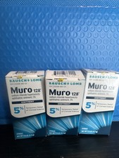 New Lot Of 3 Boxes Bausch Lomb Muro 128 Eye Ointment Corneal Edema 5 3.5g