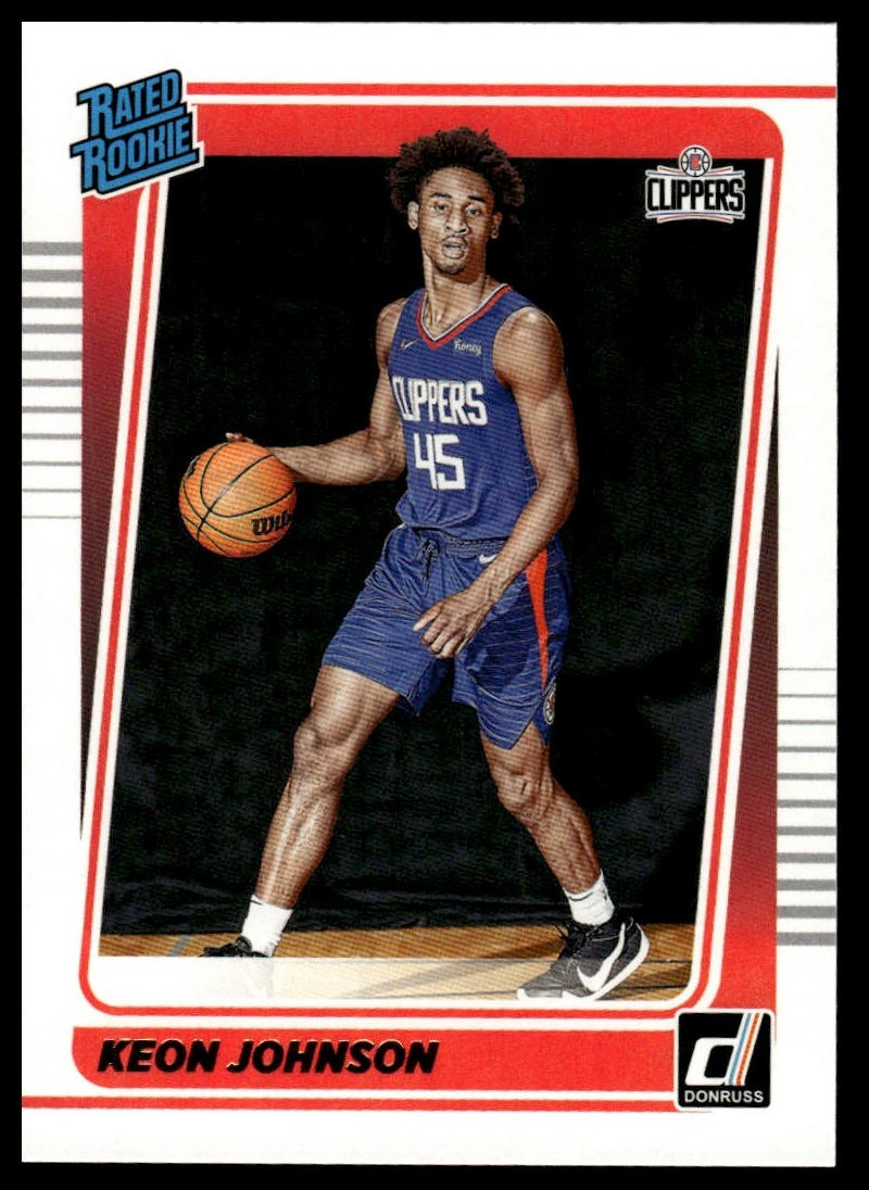 2021-22 Donruss #242 Keon Johnson