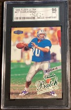 1998 Fleer Ultra Charlie Batch #411 Rookie Card SGC 96 Mint! Detroit Lions! . rookie card picture