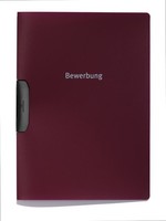 Durable Bewerbungsmappe Duraswing Job, Bis 30 Blatt A4, Aubergine, 5Er Packung,