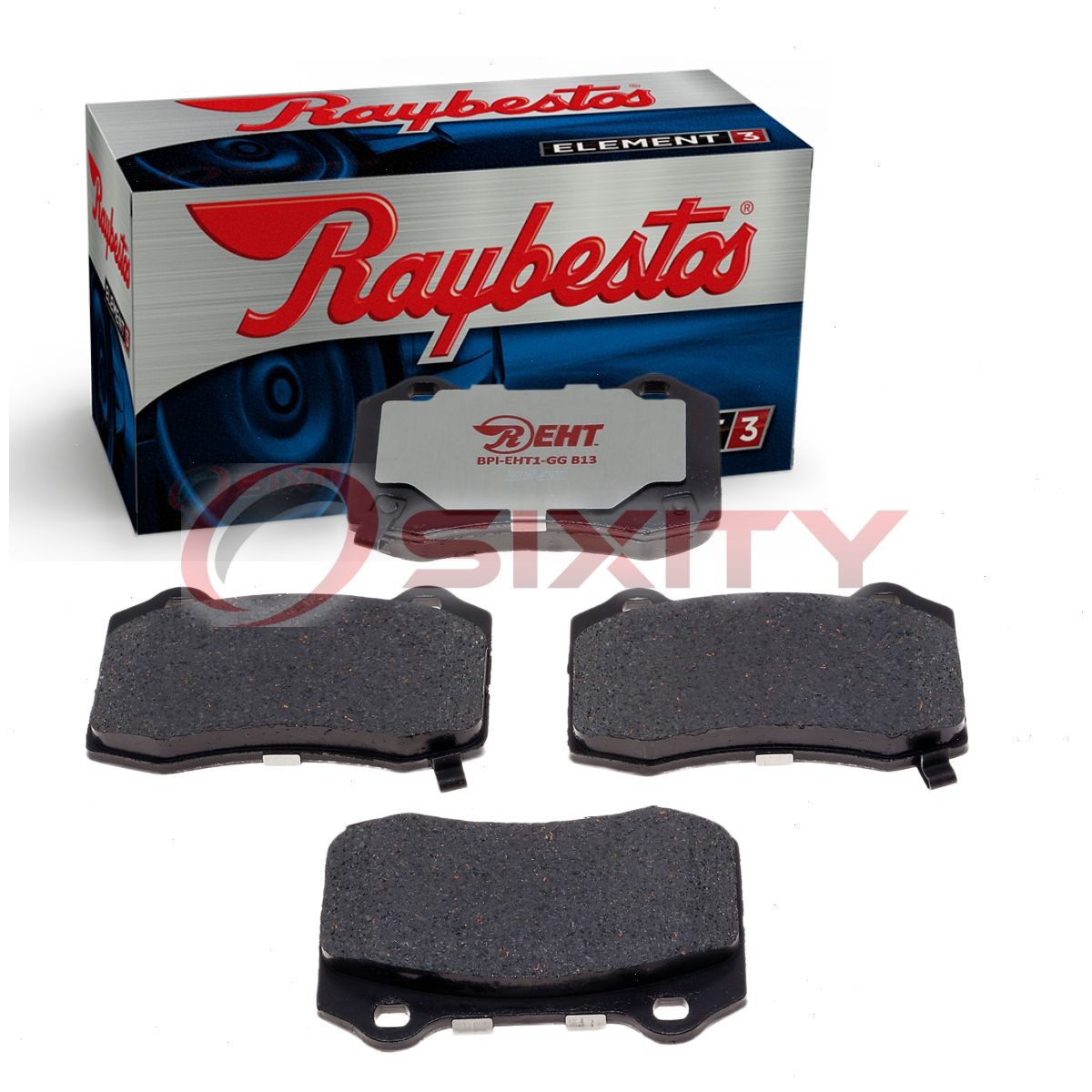 Raybestos Element3 Rear Disc Brake Pad Set for 2006-2009 Ferrari F430 fn