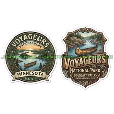 Voyageurs National Park Vinyl Decal Sticker 2 Pack C