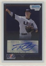 2010 Bowman Chrome USA Stars Auto Tony Wolters #USA-TW Auto 0c37