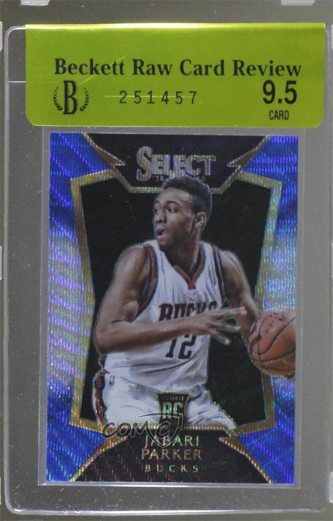 2014-15 Panini Select Concourse Blue & Silver Prizm Jabari Parker #99 3c7