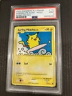 2009 SURFING PIKACHU-HOLO RISING RIVALS - #114 - PSA 9 Swirl!