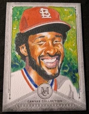 2019 OZZIE SMITH TOPPS MUSEUM CANVAS COLLECTION #CC-43 HOF WIZARD OF OZ CARDINAL