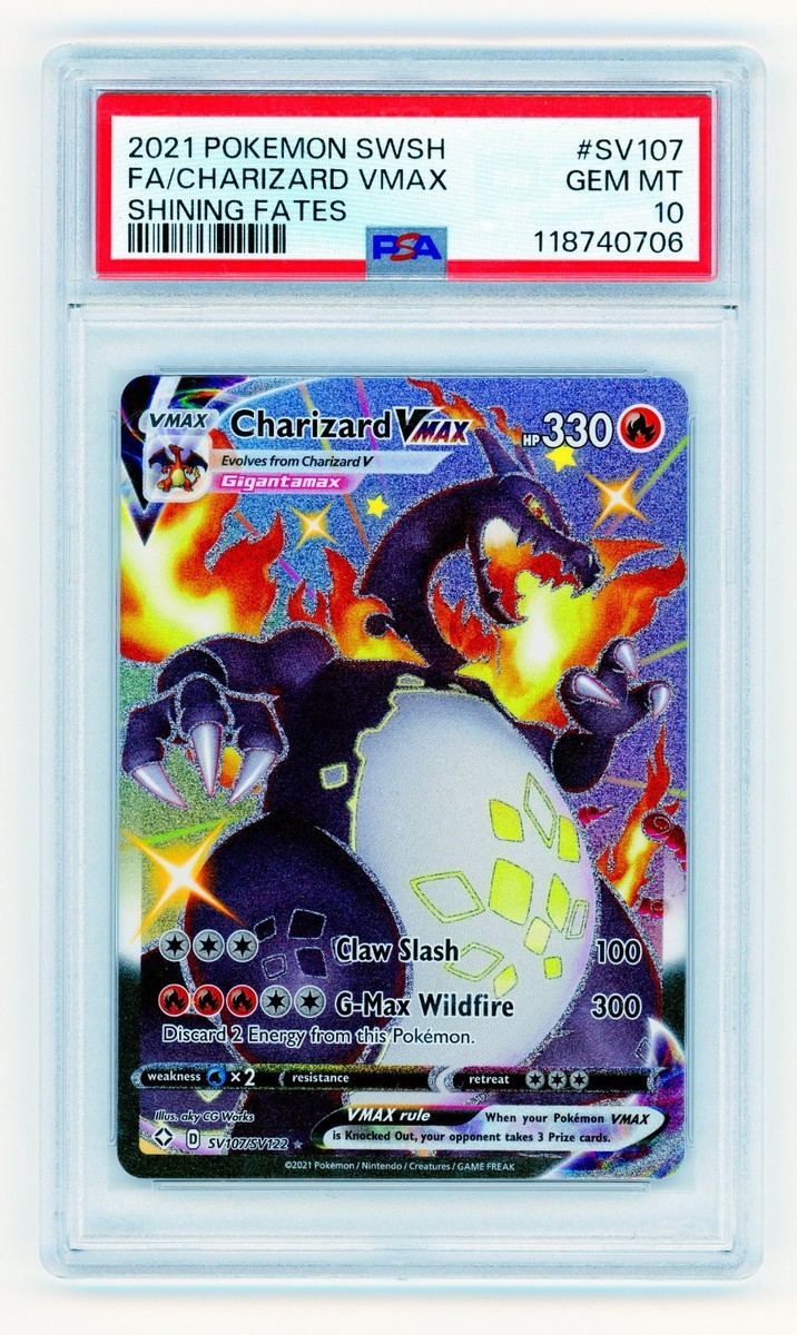 PSA 10 Charizard VMAX Shining Fates 英語版 Charizard VMAX sv107/sv122 Shining Fates PSA 10 (English) | eBay