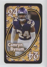 2024 UNO Fandom NFL Minnesota Vikings Gold Camryn Bynum #24 0c4