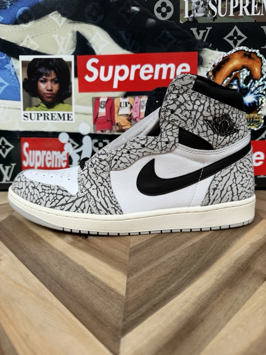 Jordan 1 Retro OG High White Cement for sale | eBay
