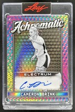 2025 Leaf Electrum Cameron Brink Achromatic Auto Purple #/7