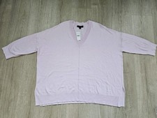 Ann Taylor Womens Sweater Size Large Pink Nwt