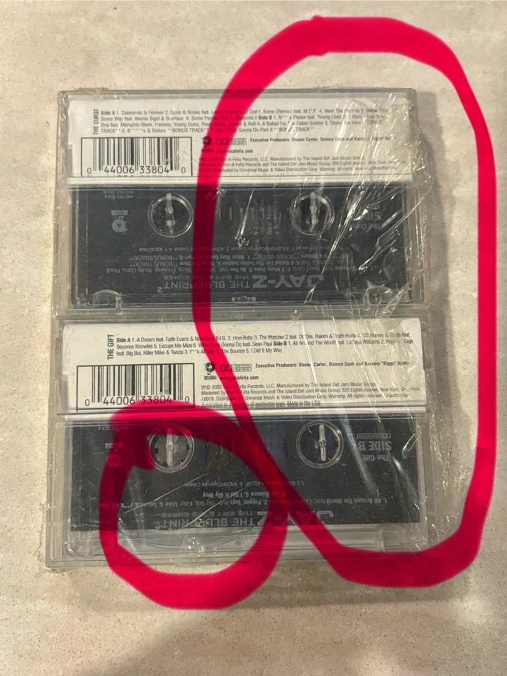 JAY-Z THE BLUEPRINT 2-RARE-OOP-NEW SEALED-OG-2002-PLASTIC RIPPED-CRACKED CASE - Image 4 of 4