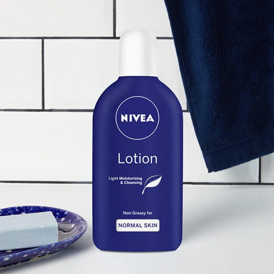 3x Nivea Lotion Nourishing Moisturiser for Normal Skin 250ML Extra Rich - Image 2 of 4