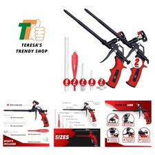 Luft Heavy Duty Foam Spray Gun Set with 18 Extenders - Precision Insulation Tool