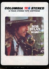 Bob Dylan-Desire-Columbia PCA 33893-Vintage 1975 8-Track Tape-Tested-VG Sheath