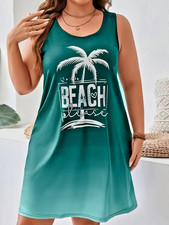 Plus 5XL (Size 22) Loose Fitting Dress - Beach Muumuu, Cover-up 🌺CLEARANCE SALE