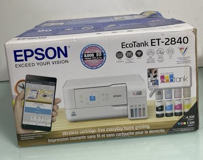 Epson EcoTank ET-2840 SE Color All-In-One Inkjet Printer-New