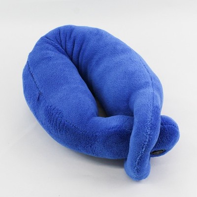 Unbranded Blue Cordless Neck Pillow & Massage - Vibration w/2 Intensities