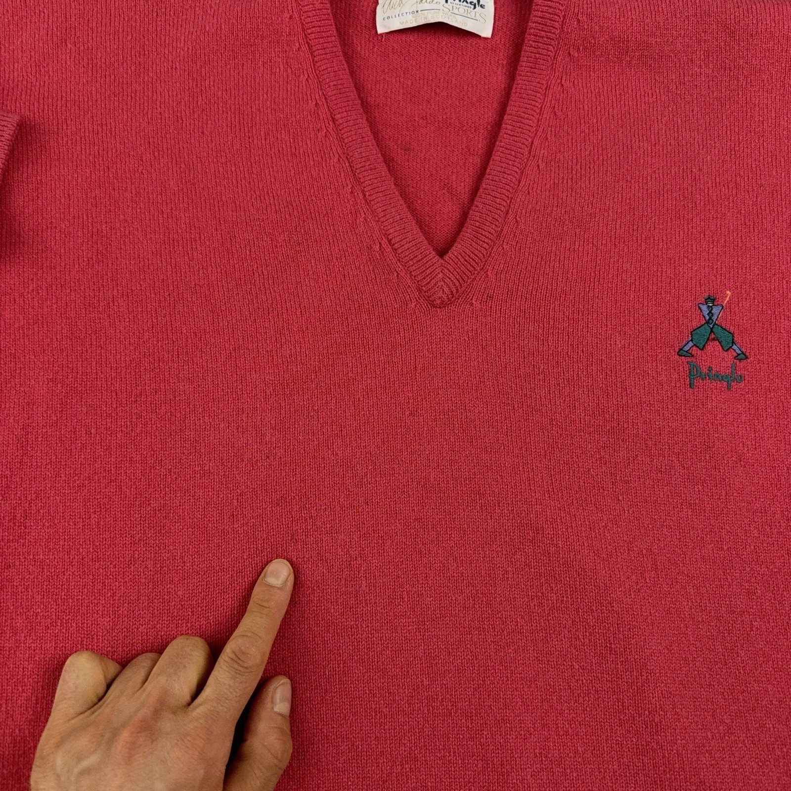 Vtg 80s 90s Pringle Sports Nick Faldo Golf Wool Sweat… - Gem