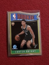 Carter Bryant 2025-26 Bowman Chrome Rookie of the Year Favorites #RY-14