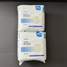 30 McKesson Ultra Heavy Absorbency Adult Disposable Brief Diapers XL Tab Closure