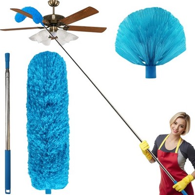 100 Inch Cobweb Duster SpiderWeb Brush Microfriber Feather Duster