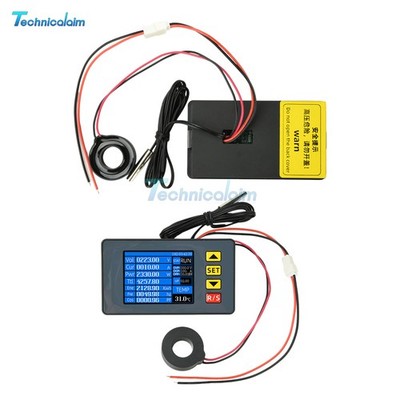 AC 50-300V 100A Multifunction AC Monitor Electricity Metering Voltmeter Ammeter