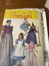 McCall's Pattern - Children's  Girls' Costumes S-XL  M4948 - Uncut
