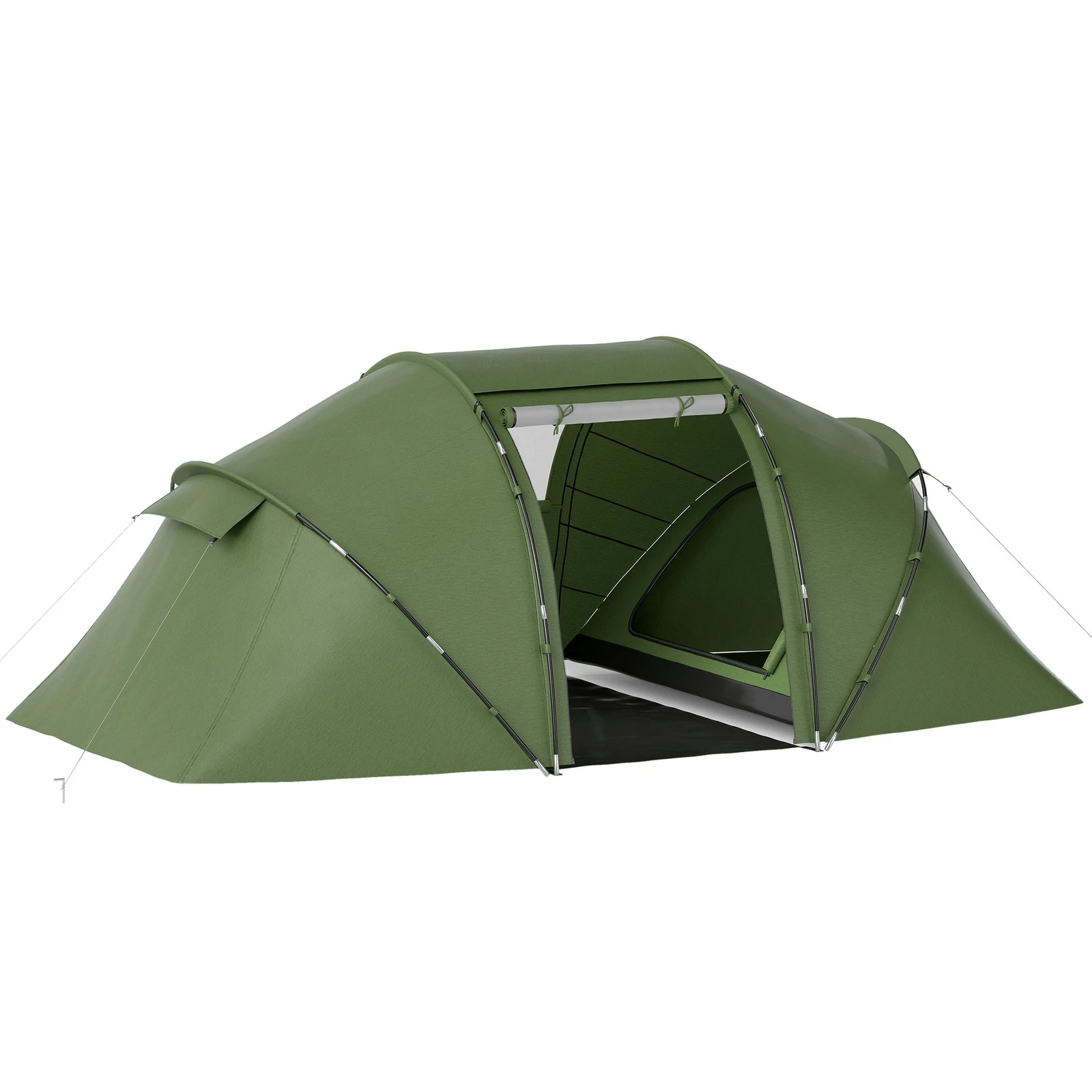 Outsunny Camping Tent 4-6 Persons, Dome Design, Refurbished