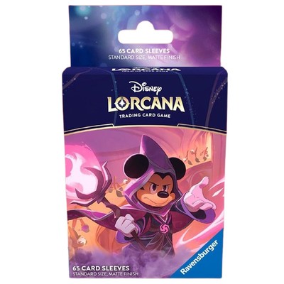 Disney Lorcana - Deck Protectors - MICKEY MOUSE [Wayward Sorcerer][65 Sleeves]