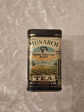 Monarch Tea Tin, 1920s Orange Pekoe