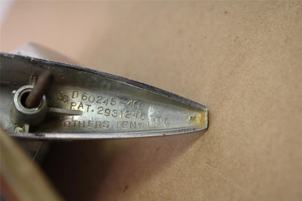 Espejo retrovisor lateral izquierdo Buick Skylark GS 1965-1967 Wilcat LeSabre Electra Driver Foto 3 de 4