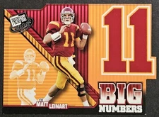 2006 Press Pass Big Numbers Die-Cut #BN 33 Matt Leinart Rookie RC