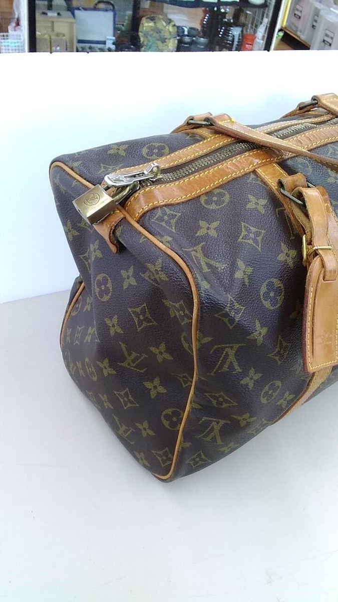 Auth LOUIS VUITTON Monogram Boston Bag Saxophone Pool 35 Auth LOUIS VUITTON Monogram Boston Bag Saxophone Pool 35