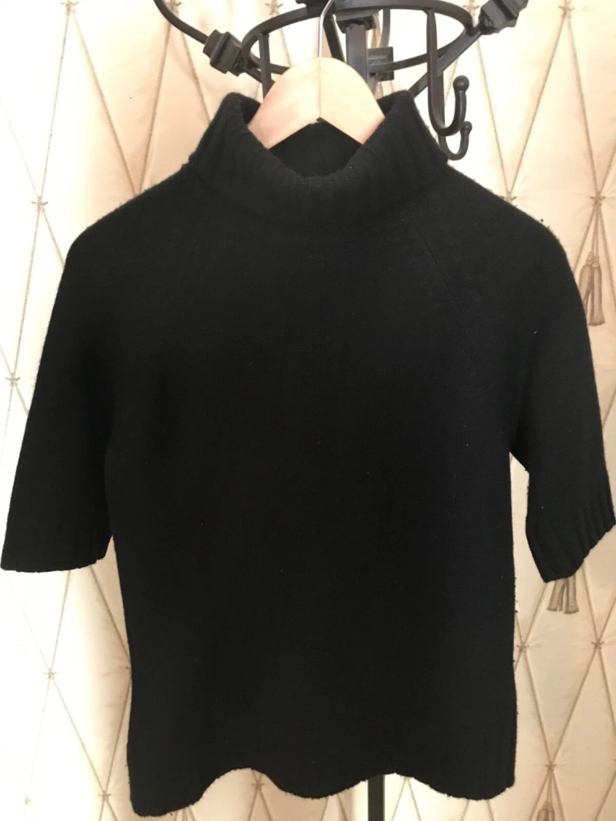 Women’s Ralph Lauren Purple Label Cashmere Short Sleeve Turtleneck – M