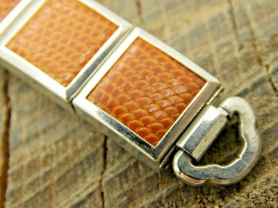 Vintage NOS Watch Band Ring End Expansion Gold Filled & Lizard Unused Speidel